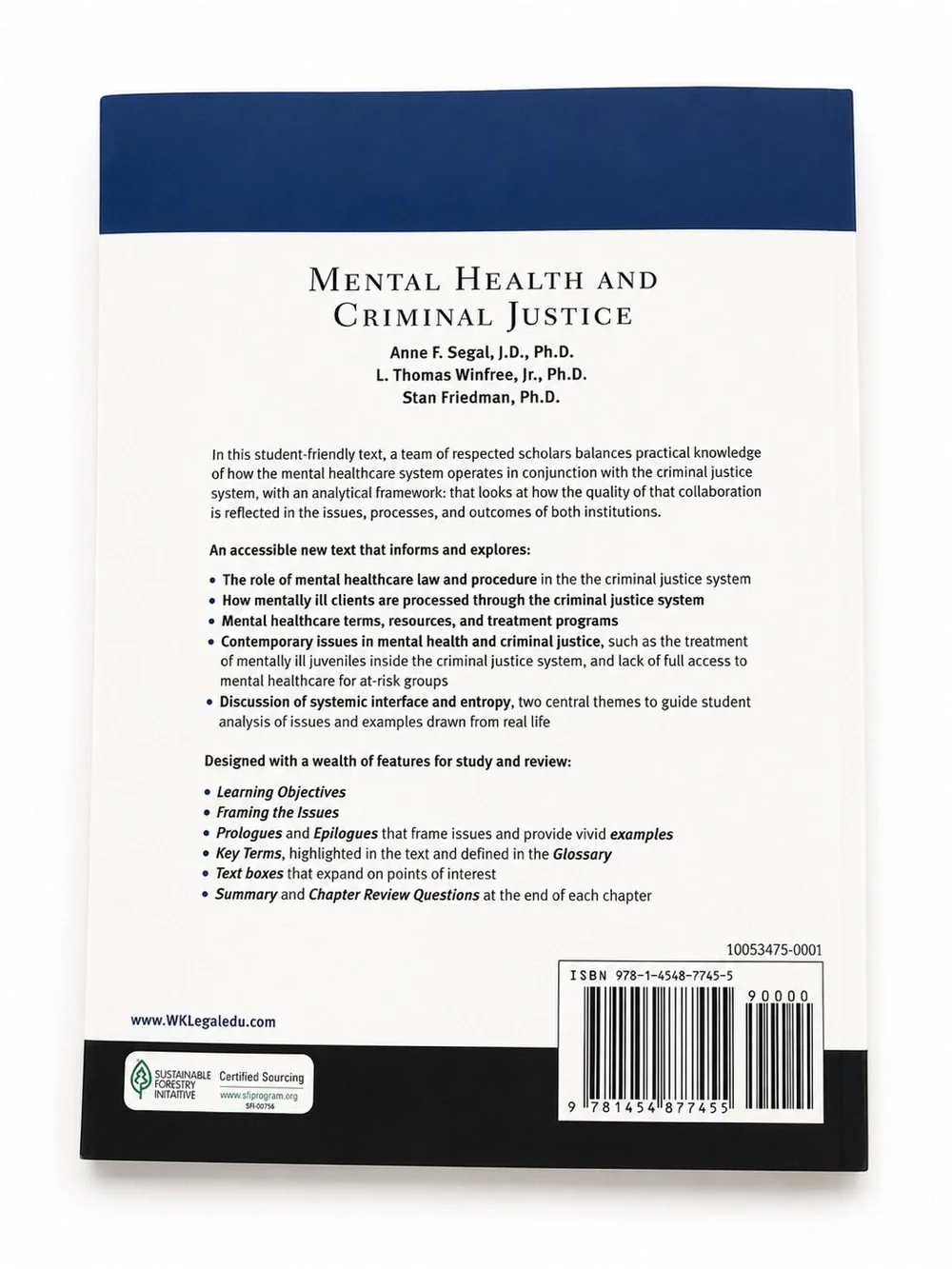 (Highlighted and worn!!) Mental Health and Criminal Justice Segal Winfree Friedm